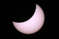 Solar eclipse with 200 mm lens