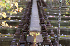 Lonely rail near Turku harbour