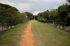 The bridge crossing Bukit Timah road is in the background