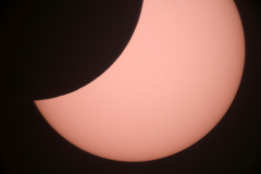 Solar eclipse with 2000 mm lens