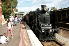 Steamrail Victoria K153 in Essendon