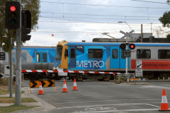 Metro Trains Melbourne EMUs in Kensington